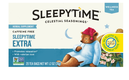 Celestial Seasonings Sleepytime Extra Wellness Herbal Tea Bags (20 Count)